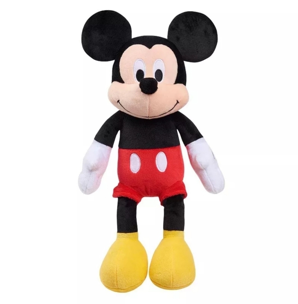 💚5/$25 Disney Mickey Mouse Plush Toy Stuffed Animal - Black, Red, 14" Tall